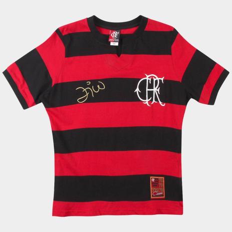 camisa flamengo retro zico feminina