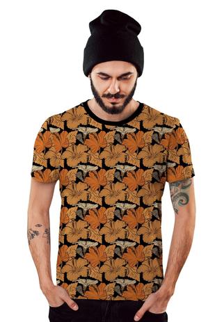 camiseta floral