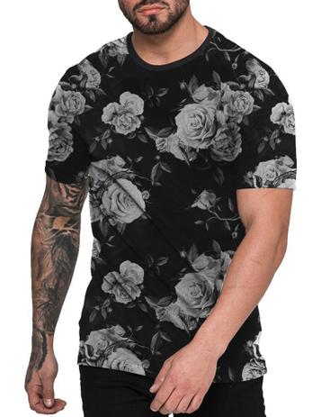 camisa florida masculina