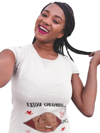 camiseta de gestante com bebe