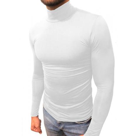 camisa com gola alta