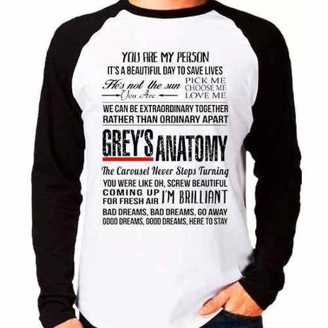 camiseta greys anatomy