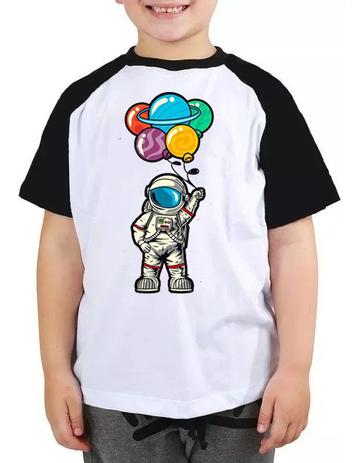 camiseta infantil astronauta