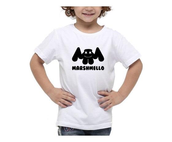 camiseta dj marshmello infantil