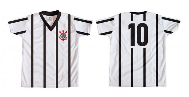 Camiseta Infantil Corinthians Branca Oficial - Torcida Baby Menor preço em Camiseta Infantil Corinthians Branca Oficial - Torcida Baby
