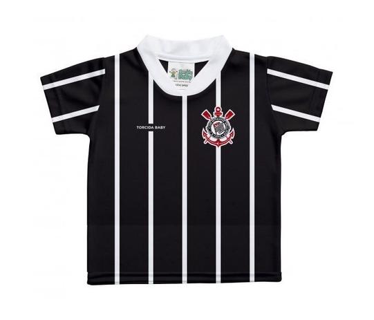 Camiseta Infantil Corinthians Preta - Torcida Baby Menor preço em Camiseta Infantil Corinthians Preta - Torcida Baby
