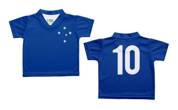 Camiseta Infantil Cruzeiro Azul - Torcida Baby Menor preço em Camiseta Infantil Cruzeiro Azul - Torcida Baby