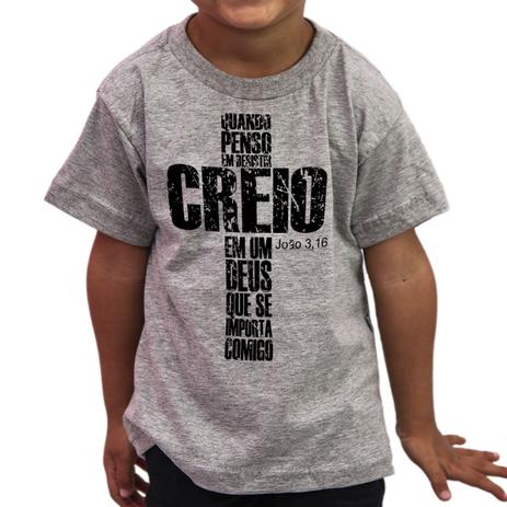 camisa gospel infantil