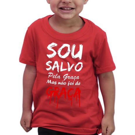 camisa gospel infantil