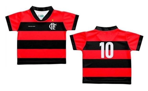 Camiseta Infantil Flamengo Listras - Torcida Baby Menor preço em Camiseta Infantil Flamengo Listras - Torcida Baby
