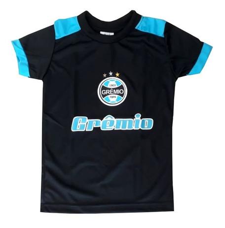 Camiseta Infantil Grêmio Passeio Preta Oficial - Bebê brasileiro Menor preço em Camiseta Infantil Grêmio Passeio Preta Oficial - Bebê brasileiro