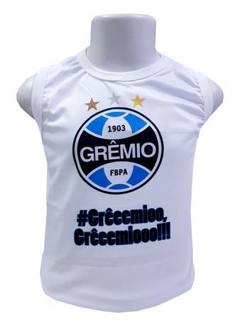 Camiseta Infantil Grêmio Regata Oficial - Revedor Menor preço em Camiseta Infantil Grêmio Regata Oficial - Revedor