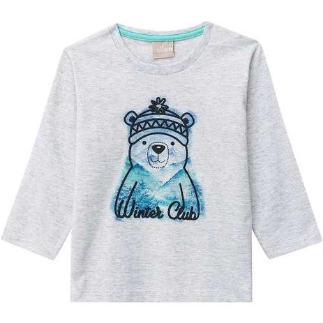 Camiseta Infantil Masculina Milon Meia Malha Menor preço em Camiseta Infantil Masculina Milon Meia Malha