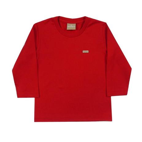 Camiseta infantil menino manga longa - Milon Menor preço em Camiseta infantil menino manga longa - Milon