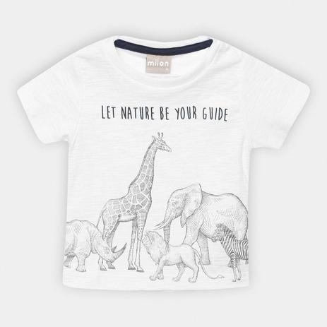Camiseta Infantil Milon Flamê Masculina Menor preço em Camiseta Infantil Milon Flamê Masculina