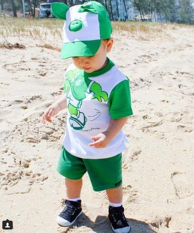 Camiseta Infantil Palmeiras Porquinho com Boné Oficial - Revedor Menor preço em Camiseta Infantil Palmeiras Porquinho com Boné Oficial - Revedor