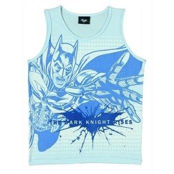 Camiseta Infantil Tip Top Regata Batman Branca ou Azul Menor preço em Camiseta Infantil Tip Top Regata Batman Branca ou Azul