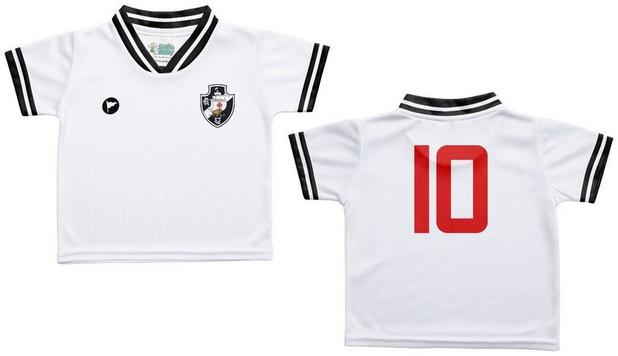 Camiseta Infantil Vasco Branca Oficial - Torcida Baby Menor preço em Camiseta Infantil Vasco Branca Oficial - Torcida Baby