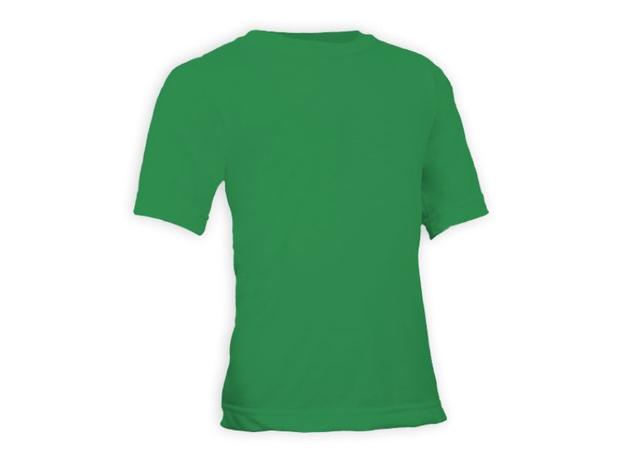 camiseta verde lisa infantil