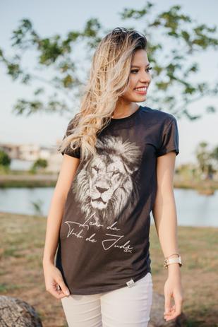 Camiseta leão da tribo de judá feminina Clearance