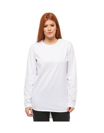 camiseta comprida feminina