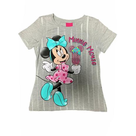camiseta com estampa da minnie
