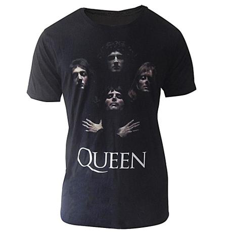 camiseta da banda queen