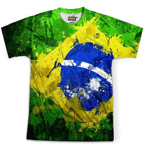 Camiseta Masculina Brasil Bandeira Copa Md01 - Geral Menor preço em Camiseta Masculina Brasil Bandeira Copa Md01 - Geral