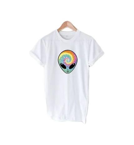 camiseta com estampa de et