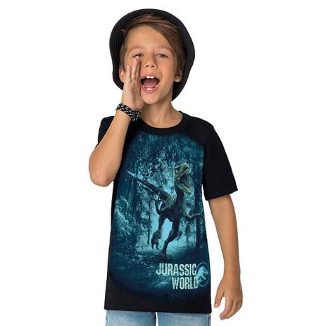 camisa jurassic world infantil