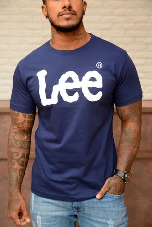 camisa jeans lee masculina
