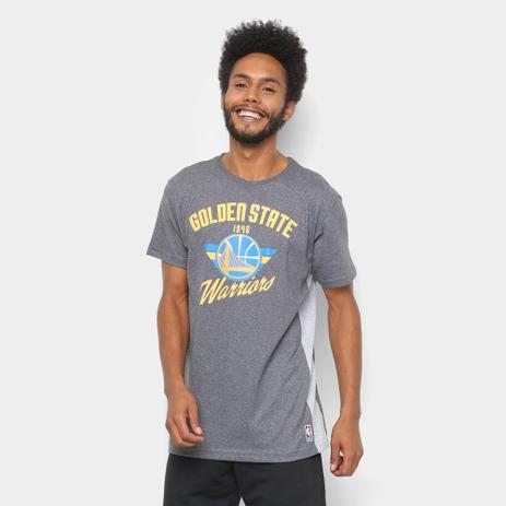 Camiseta Nba Golden State Warriors Side Cut Masculina Camiseta