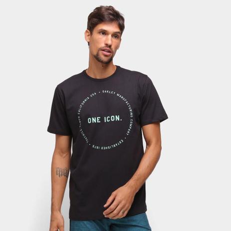 Camiseta Oakley One Icon Circle Masculina Menor preço em Camiseta Oakley One Icon Circle Masculina