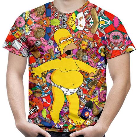Camiseta simpsons masculina Clearance