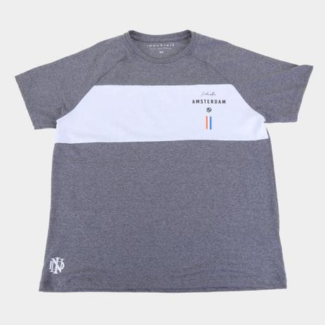 Camiseta Plus Size Industrie Amsterdam Masculina Menor preço em Camiseta Plus Size Industrie Amsterdam Masculina