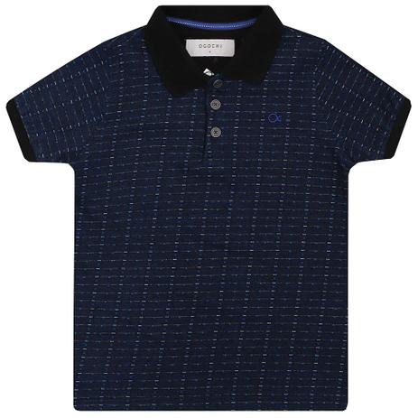 Camiseta Polo Infantil Manga Curta Pontilhado - Ogochi Menor preço em Camiseta Polo Infantil Manga Curta Pontilhado - Ogochi