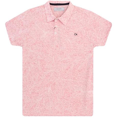 Camiseta Polo Teen Masculino Manga Curta Rosa Mescla - Ogochi Menor preço em Camiseta Polo Teen Masculino Manga Curta Rosa Mescla - Ogochi