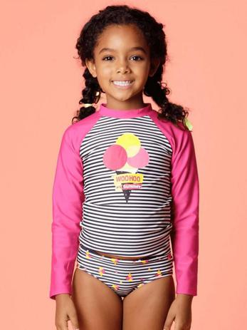 blusa de surfista infantil