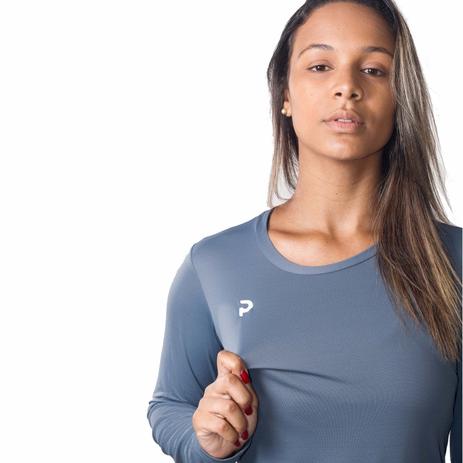 camiseta poliamida manga longa