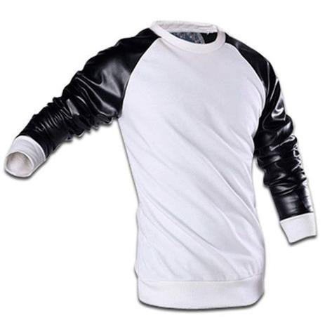 blusa masculina de couro