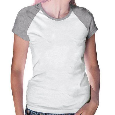 camiseta cinza feminina