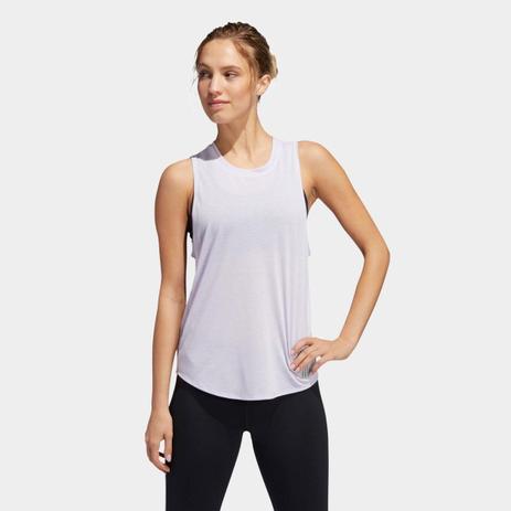 camiseta regata feminina adidas