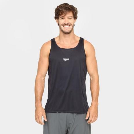 Camiseta Regata Basic Interlock Preto Tam G - Speedo é boa?