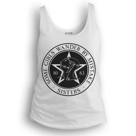 camiseta regata feminina algodão