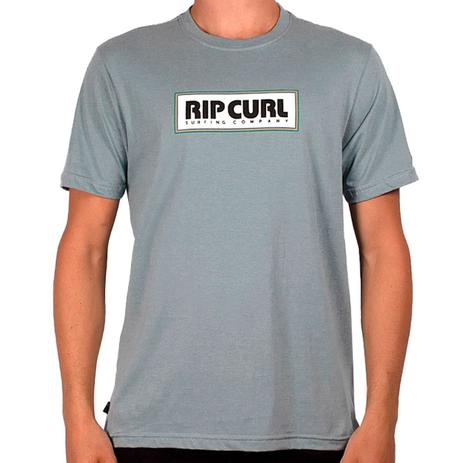 camiseta rip curl cinza