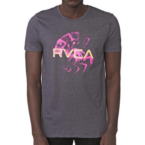 camiseta rvca cinza