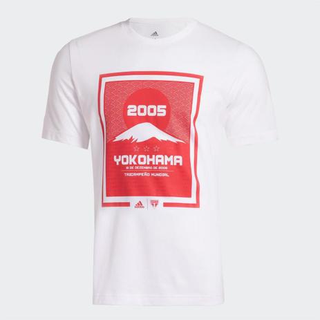 Camiseta São Paulo 2005 Yokohama Adidas Masculina Menor preço em Camiseta São Paulo 2005 Yokohama Adidas Masculina