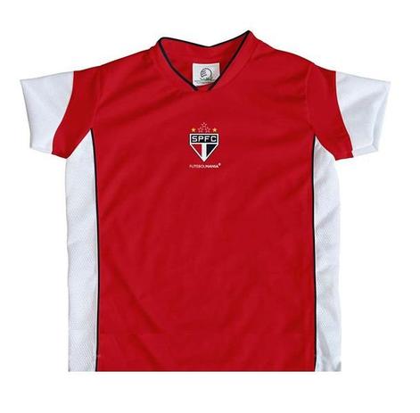 Camiseta São Paulo Infantil Vermelha Futebol Mania - Torcida baby Menor preço em Camiseta São Paulo Infantil Vermelha Futebol Mania - Torcida baby