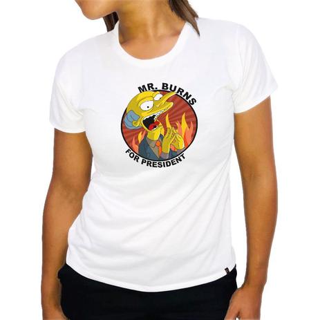 camiseta simpsons feminina