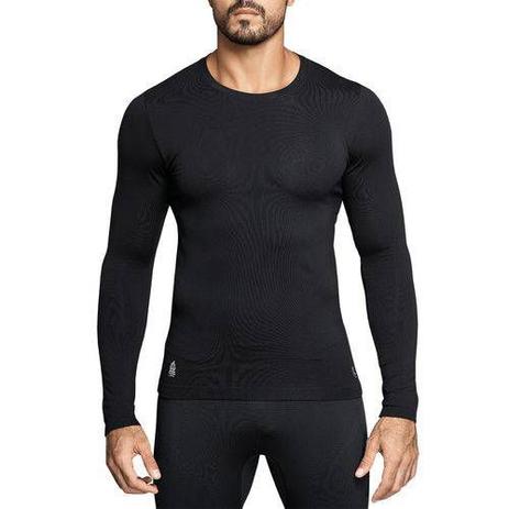 camiseta térmica feminina manga longa segunda pele lupo